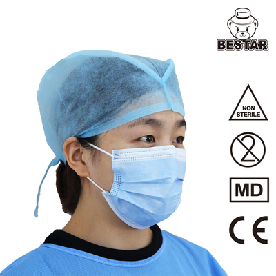 Латекса EN 14683 лицевого щитка гермошлема загрязнения пользы ODM маска одиночного устранимого свободная