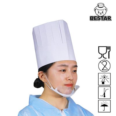 Белая поставляя еду мастерская бумажная крышка шляпы шеф-повара EU2016 для ресторана